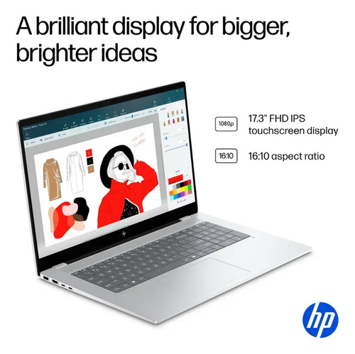 Hp Omnibook X Copilot+ 17.3 Fhd Touch Ultra 7 16gb 1tb Ssd
