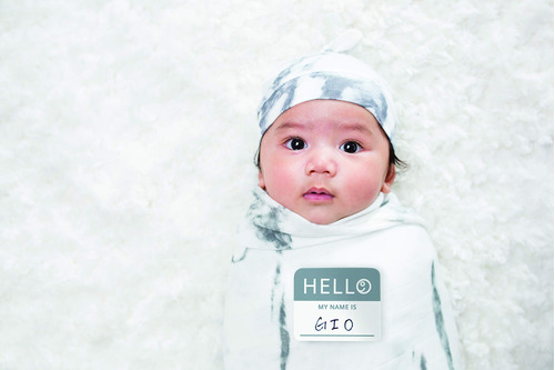 Lulujo Baby Hello World Juego De Manta Y Gorro Recien Nacid