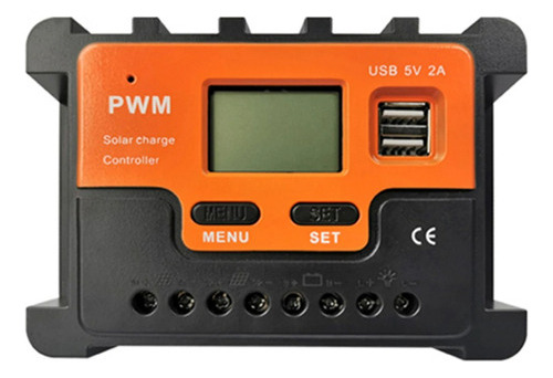 Controlador Carga Solar 12v 24v 30a Regulador Digital