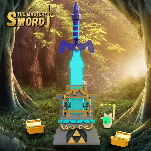 Botw The Master Sword Juego De Bloques De Construcción Con Y