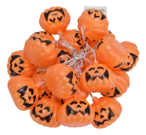 Cadena De 20 Led Con Forma De Calabaza Para Halloween, 3 Met