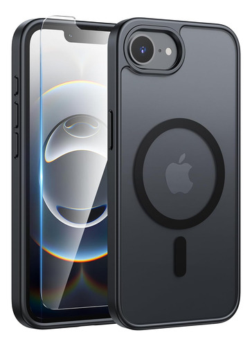 Funda Magnética Translúcida Para iPhone 16e 16 Pro/plus/pro Max 16 | Resistente A Caídas Militares | Funda Delgada Antideslizante Mate