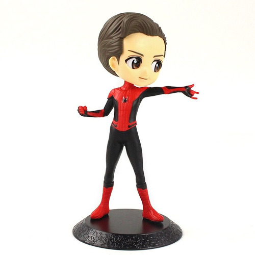Figura Spider Man Vinilo 15 Cm Con Soporte Anime