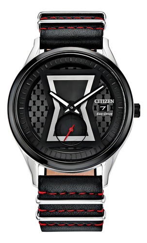 Citizen Marvel Black Widow Ecodrive Bv1138-01w Color de la correa Negro Color del bisel Negro Color del fondo Negro