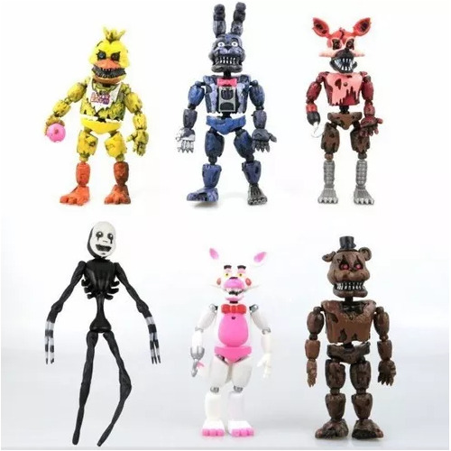 Muñecas Flexibles Five Nights At Freddy's Fnaf 6 De 14 A 17