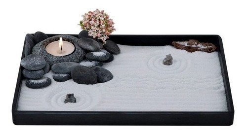 Icnbuys Juego De Portavelas Zen Garden Pebble Tealight Hecho