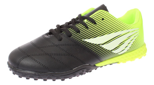 Zapatilla Baby Futbol Negro/verde Art. 8pg22892bkgreen