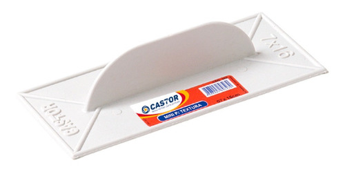 Desempenadeira Plástica Pvc 07x16cm Para Grafiato - Castor