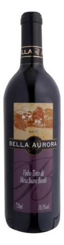 Bella Aurora vinho tinto de mesa Bordô Suave garrafa 720ml