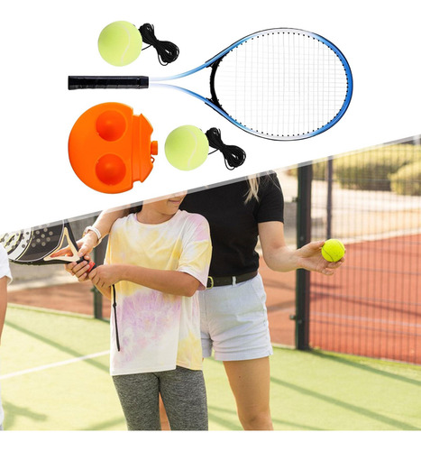 Entrenador De Tenis, Pelota De, Raqueta Individual 2 Bolas