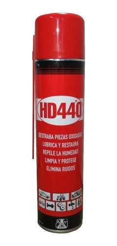 Imagen 1 de 4 de Lubricante Multiuso En Aerosol Hd440 440cm3 Auto Casa Taller