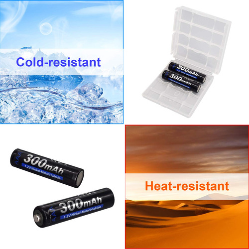 Baterías Recargables Aaa Ni-mh Pre-cargadas 16 Piezas Con Es