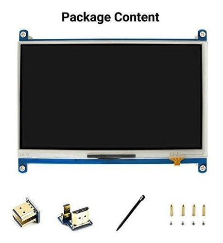 Pantalla Táctil Resistiva Lcd Waveshare De 7 Pulgadas Compat