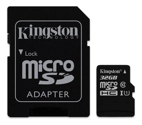 Cartão de memória Kingston SDC10 com adaptador SD 32GB