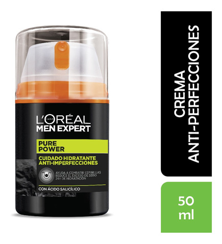 Crema Anti Acné Hombre Men Expert Loreal, 50ml