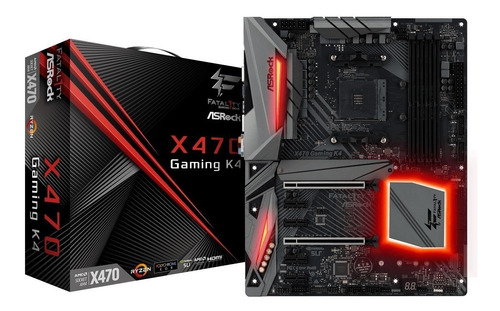 Asrock Amd Fatal1ty X470 Gaming K4 Am4 Ryzen Rgb Crossf M.2 