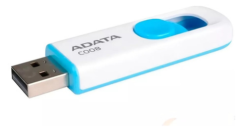 Adata C008 Pendrive 16gb Con Usb 2.0 Blanco/azul