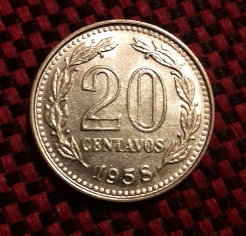 Argentina 20 Centavos 1957 1958 1959 1960 Km#55 Moneda C/u