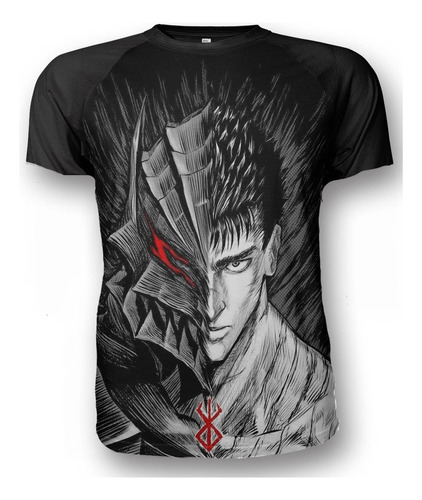 Remera Berserk Sublimada Manga (estampa Frente Y Espalda)