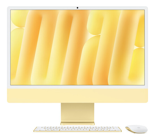 Apple Imac 24 M4 Chip 16gb Ram 512gb Ssd 10-core Gpu Silver Amarillo