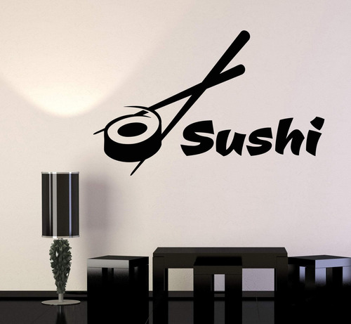 Vinilo Decorativo Restaurantes Comida Sushi Grande