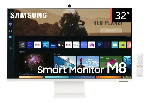 Monitor Samsung M8 4k Slim Design De 32 Pulgadas