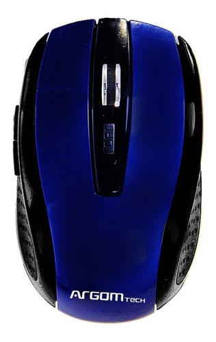 Mouse Óptico Inalámbrico 2.4ghz Usb Ms32 Argom Tech Azul