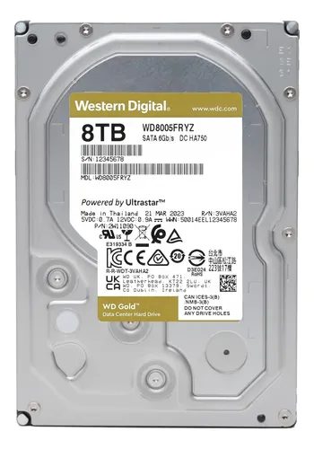 Western Digital WD Gold 8TB HDD 本体 Disco Rígido Interno Western Digital 8tb Wd Gold Enterprise