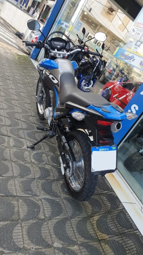 Imagem 4 de 6 de Honda Nxr Bros 160 Esdd 2020 Azul Garantia Fábrica