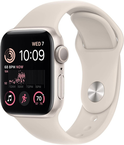 Apple Watch Se 2da Gen 40mm Color Oro Correa Blanco Estelar 