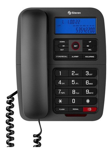 Telefono Alambrico Con Pantalla Digital Steren Tel-235