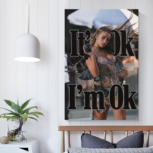 Tate Mcrae It's Ok I'm Ok 4 Canvas Poster Bedroom