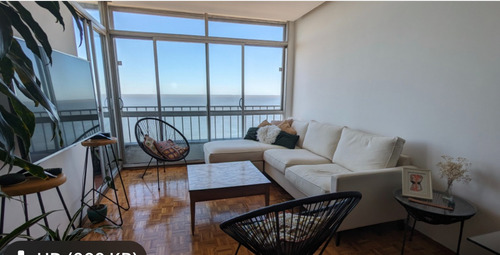 Amplio Apartamento Sin Muebles Frente Al Mar Con Excelentes Vistas Al Sur Y Norte En Ciudad Vieja