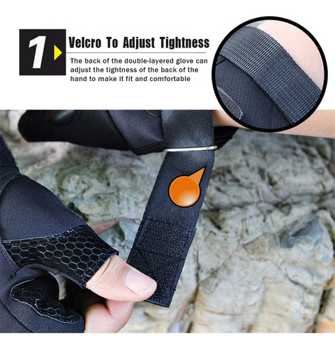 Guantes De Linterna Led, Guantes Con Luz De Medio Dedo,