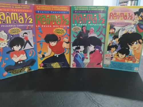 Ranma 1/2-coleccion-original-rumiko Takahashis-vhs-1990