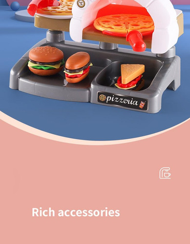 Juguete Set De Cocina De Pizza Para Niños