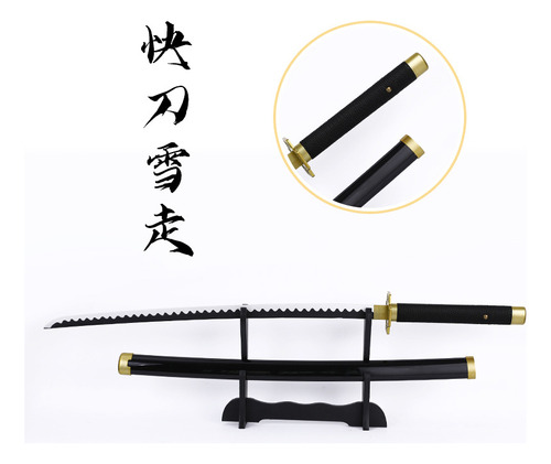 Kit Roronoa Zoro Katana Acero 104cm Espada Varios Colección