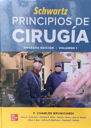 Schwartz Principios De Cirugía 11aed 2020 Original Y Nuevo