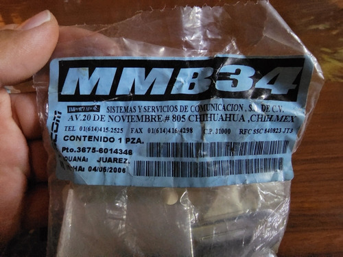 Montaje P/espejo De 3/4 Para Antenas Radios Cb Hf Vhf Uhf (Usado)