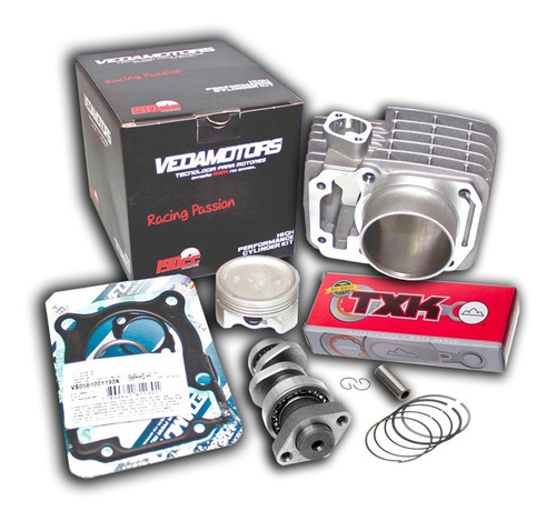 Kit Motor Alta Cg150 Titan P/190cc Athenas+biela Txk Pino 14