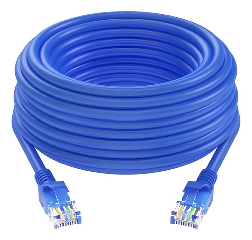 Cabo De Rede Cat6 Lan Giga Premium Gold Top Melhor Azul 