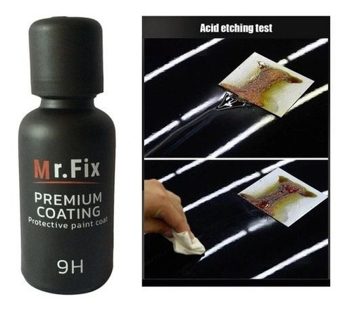 Mr Fix Black Tratamiento Ceramico Pintura Vidrios 50ml T42