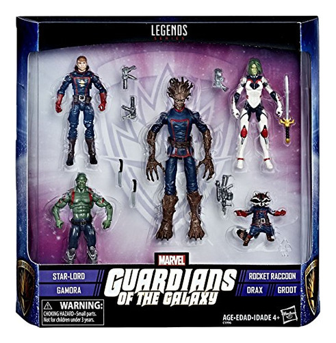 Legends Guardianes De La Galaxia - Juego De Figuras De Acci.