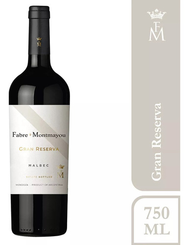 Vino Fabre Montmayou Gran Reserva Malbec 2018 X 750ml