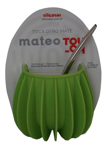 Mate Mateo Touch De Silicón Con Bombilla