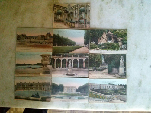 Son 10 Antiguas Tarjetas Postales De Palacio De Versailles