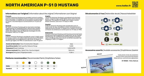 Imagem 3 de 6 de P-51d Mustang - 1/72 - Heller 80268