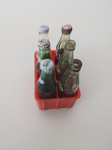 Mini Botellitas Coca Cola, Fanta Y Sprite No. 4 (Usado)