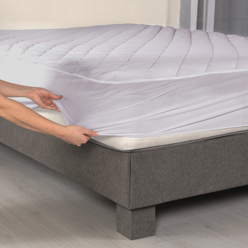 Protector De Colchón King Size Cooling Vianney Blanco Fresco
