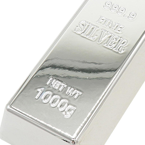 Tope De Puerta Decorativo De Plata Falsa Realista (no Real)